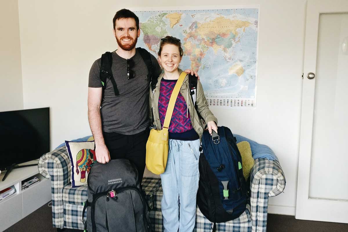 All packed for our round the world trip