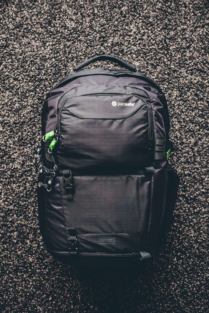Pacsafe Camsafe V25 daily photography travel backpack Pacsafe Camsafe V25 daily photography travel backpack