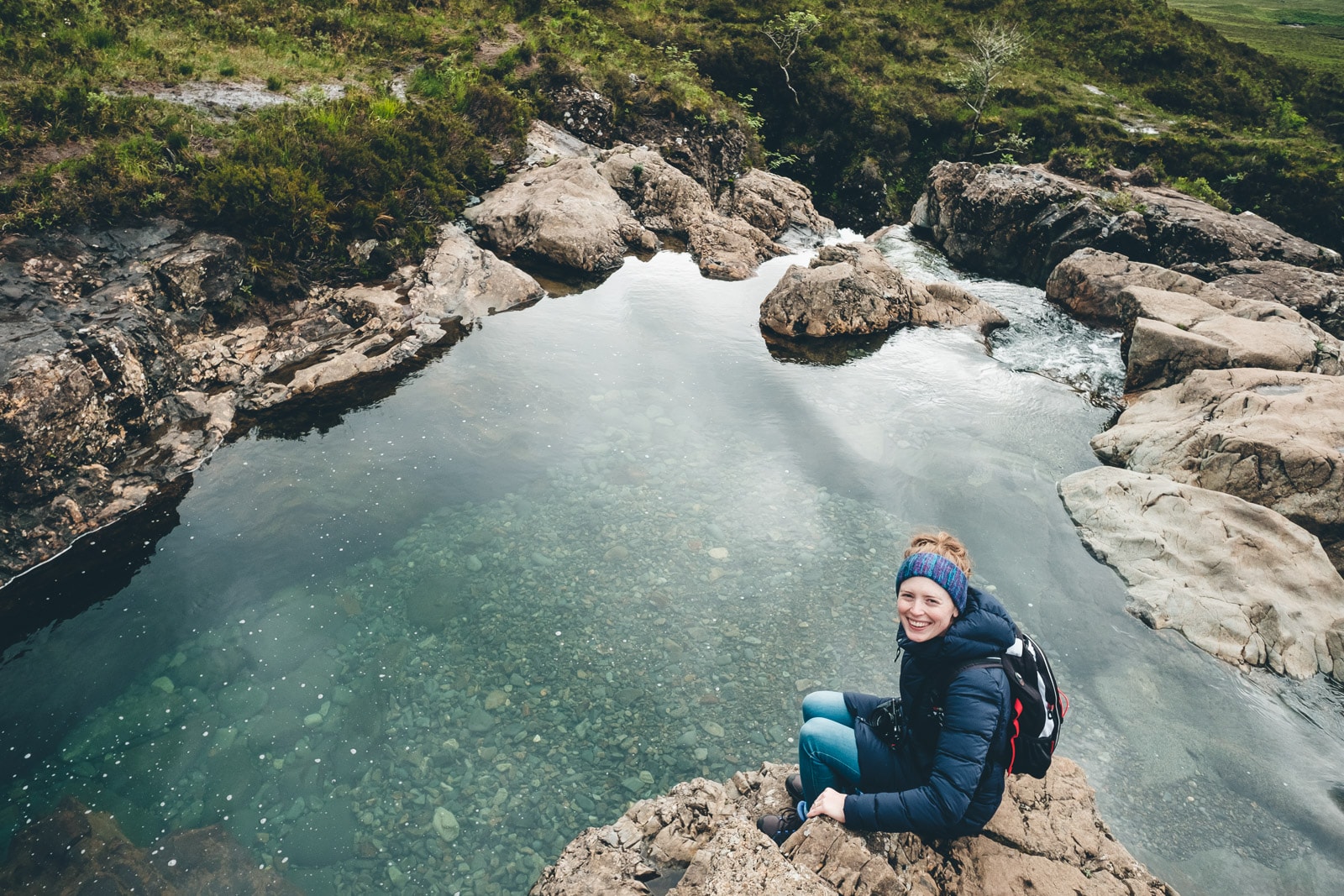 Isle of Skye Anna at the Fairy Pools