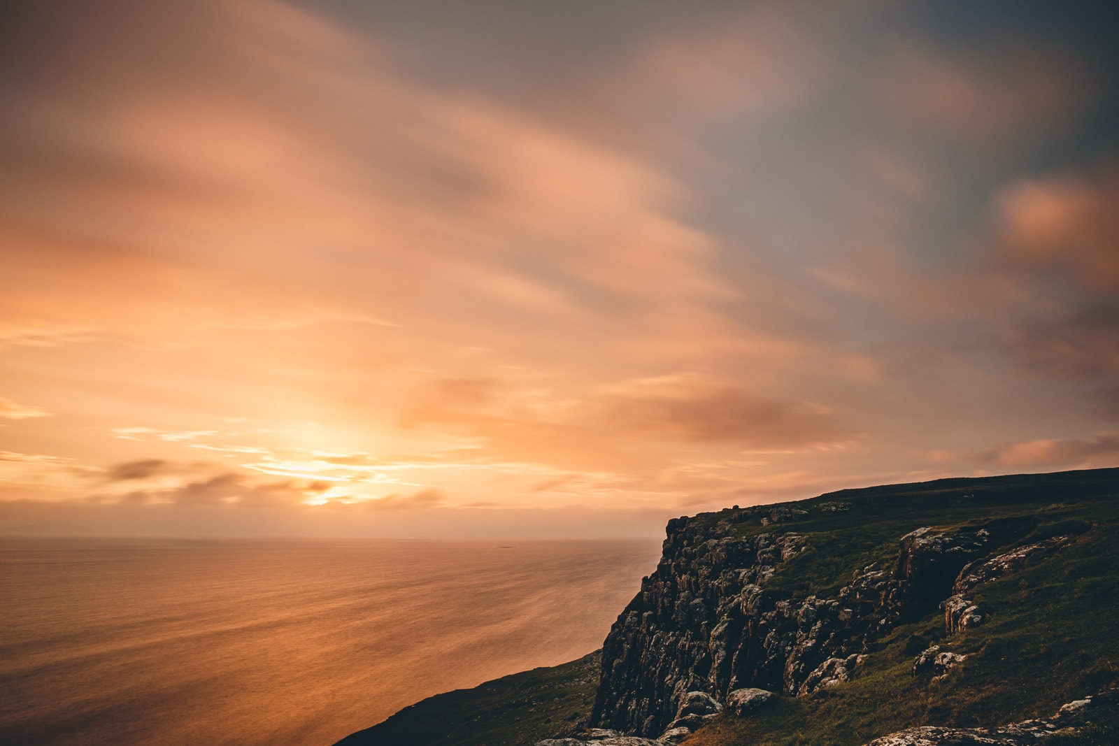 Isle of Skye Neist Point Sunste Long Exposure