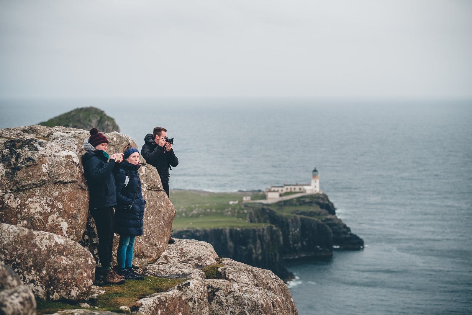Isle of Skye Sheltering on Clifftop