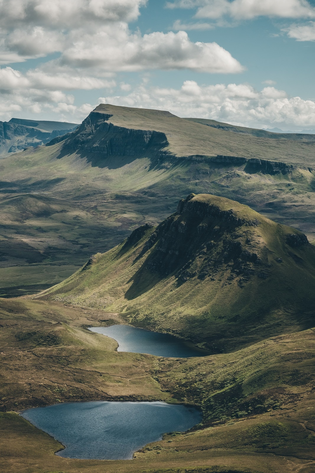Isle of Skye The Quiraing Lakes