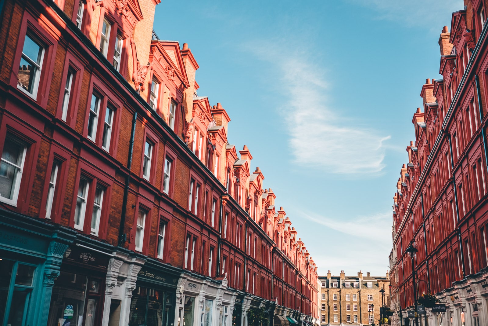 London Chiltern Street Red Buildings min