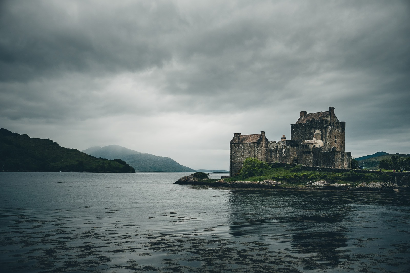 Scotland Eilean Donan Castle Moody