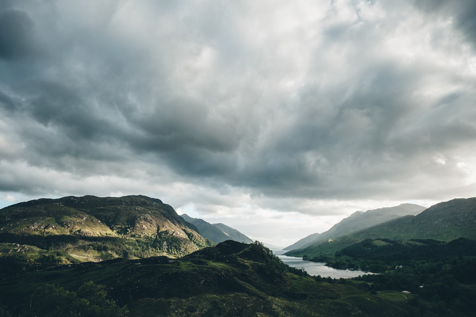 Scotland Fort William Epic Sky over Loch