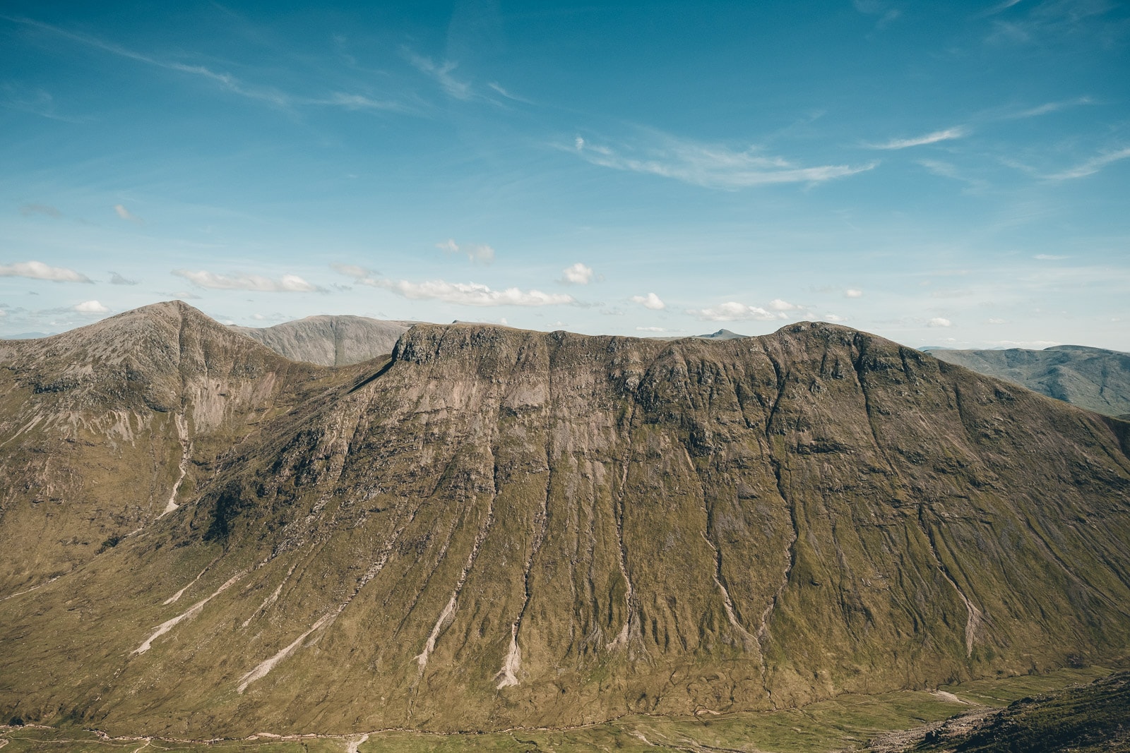 Scotland Glencoe Mountain Scarring