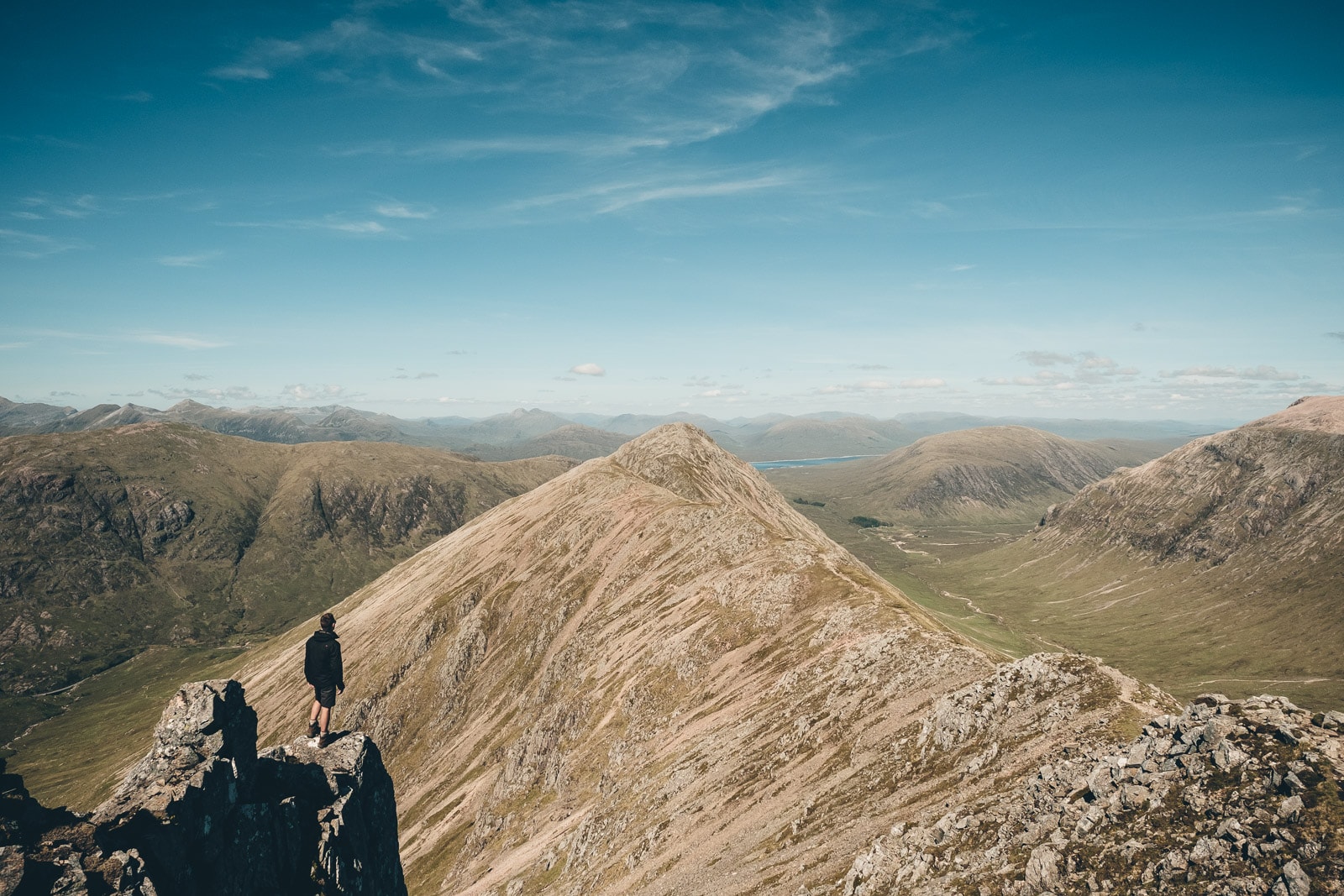 Scotland Glencoe Stu looking back on Stob Dubh