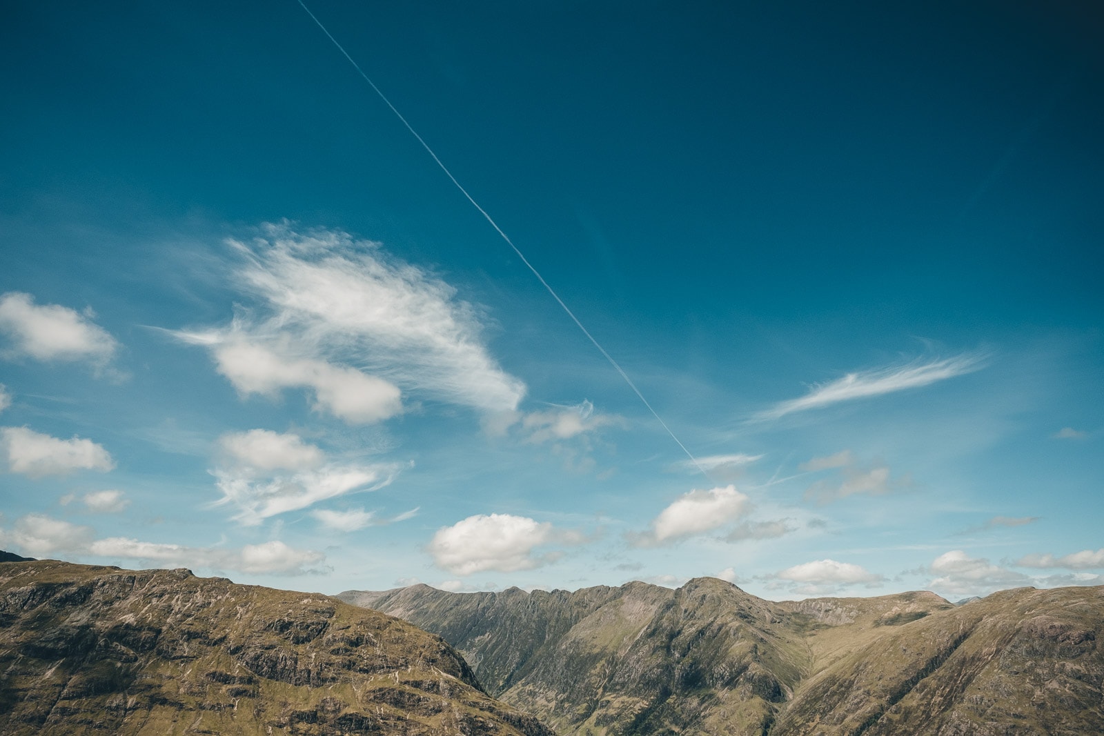 Scotland Glencoe Top of Stob Dubh View