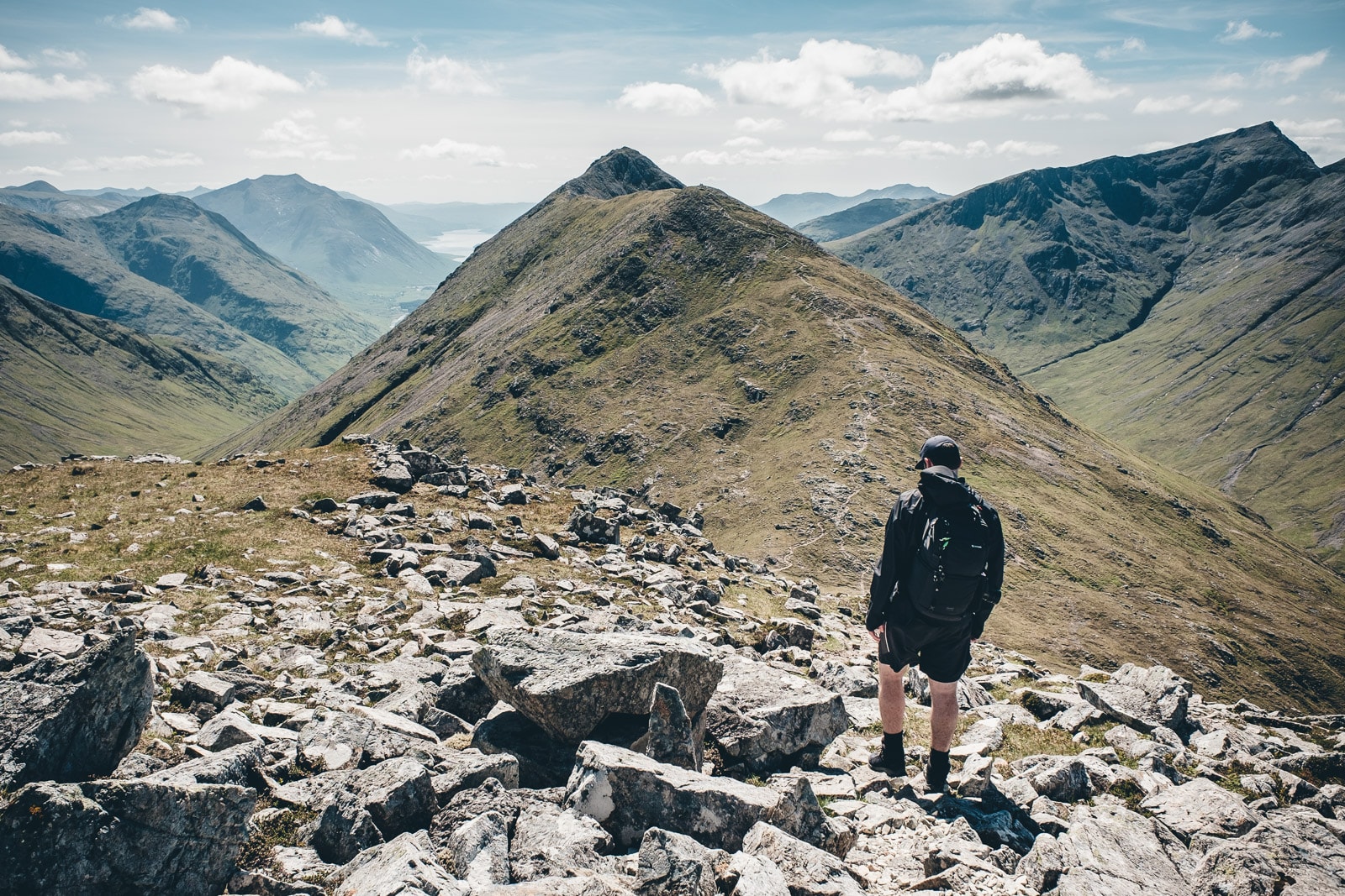 Scotland Tim Hiking Glencoe Ridgline