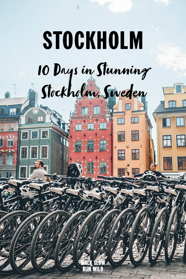 10 days in Stunning Stockholm Sweden Bikes