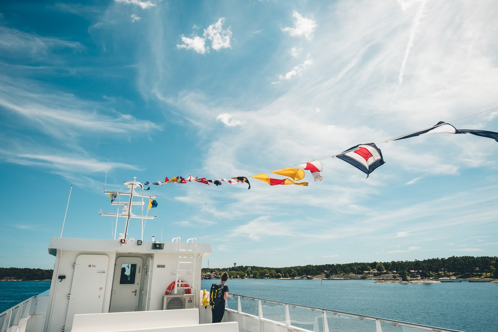 Stockholm Archipelago Ferry Flags