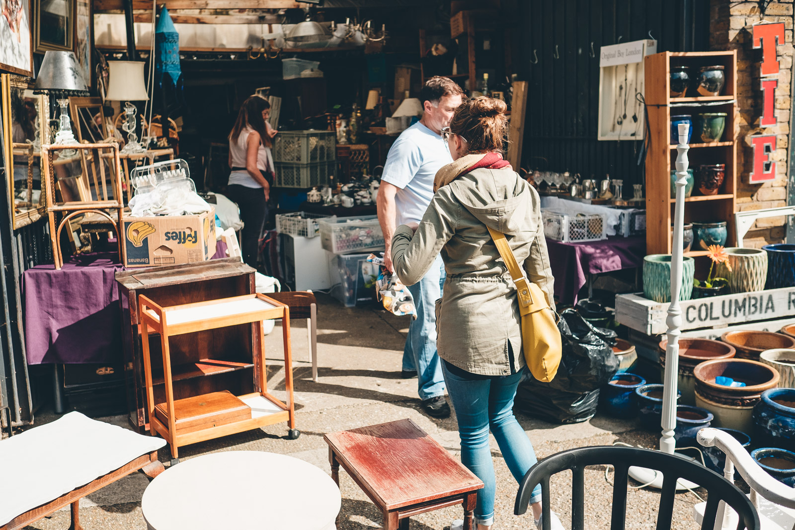 Columbia Road Flower Market London Vintage Wares